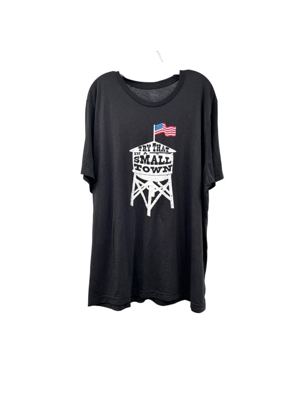 Texas True Threads Men's Small Town Graphic T-Shirt Gray/Multi Size 3XL